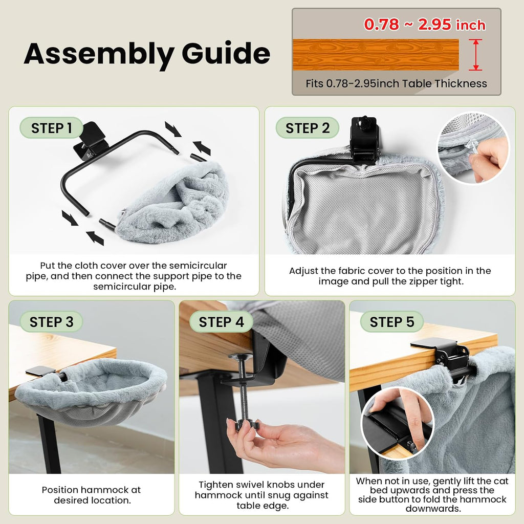Product packaging for Junspow imported cat desk bed