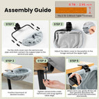 Product packaging for Junspow imported cat desk bed