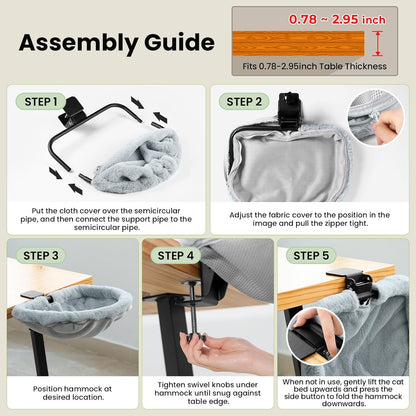 Product packaging for Junspow imported cat desk bed