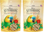 Nutritional label and feeding guide on Lafeber 3.25 lb bucket