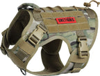 OneTigris Tactical Dog Harness Vest,No-Pull Service Dog Vest with Hook & Loop Panels,Adjustable Dog Vest Harness for Walking Hiking Training(Pink,L) - Image 11