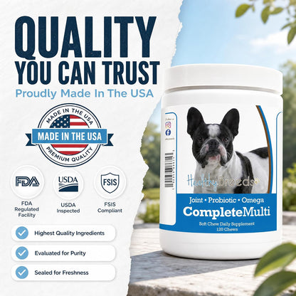 Healthy Breeds French Bulldog vitamins dosage chart