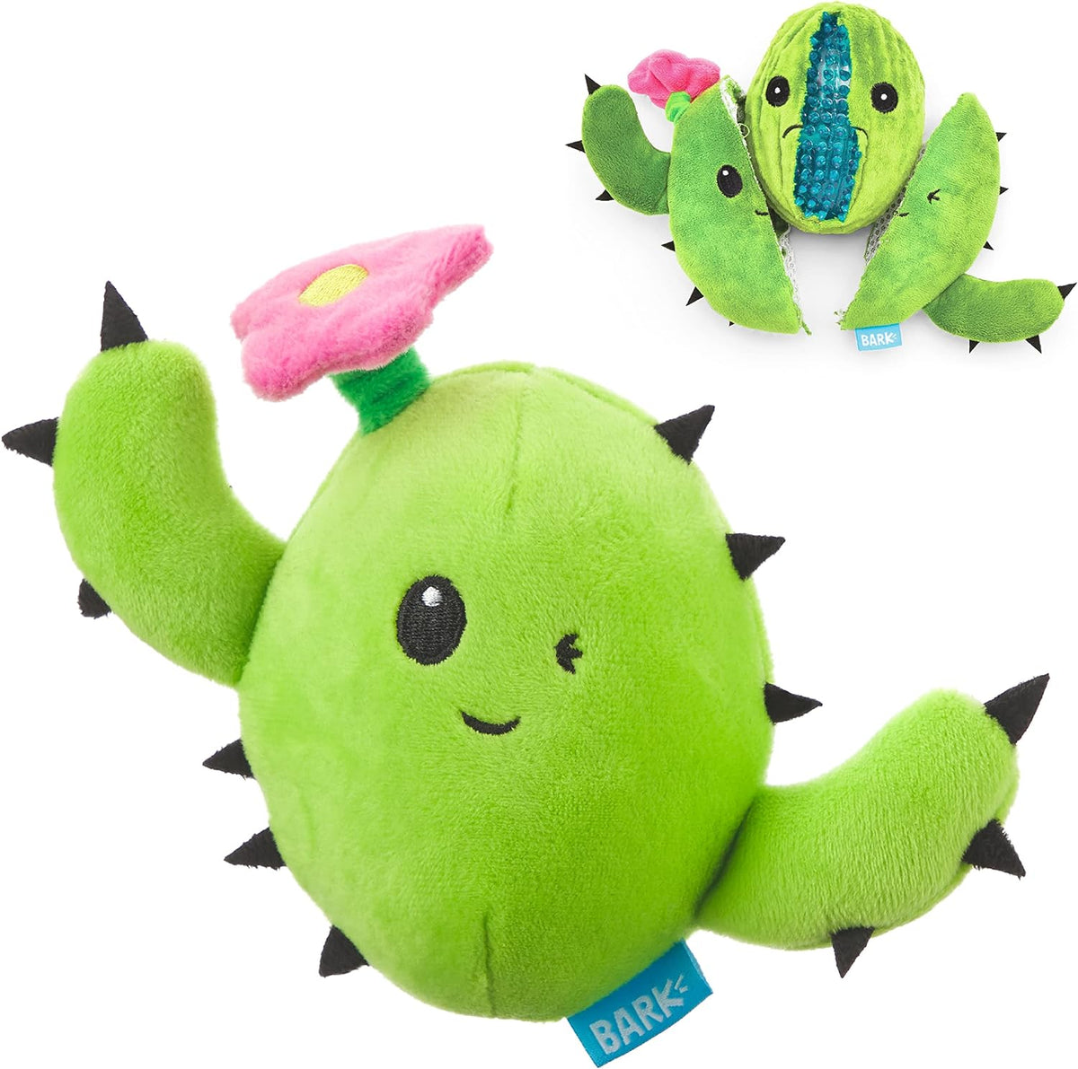 Barkbox Consuela the Cactus 2-in-1 Interactive Plush Dog Toy - Squeaky Dog Chew Toy with Crinkle Layers - for Large Dogs and Puppies - Image 14