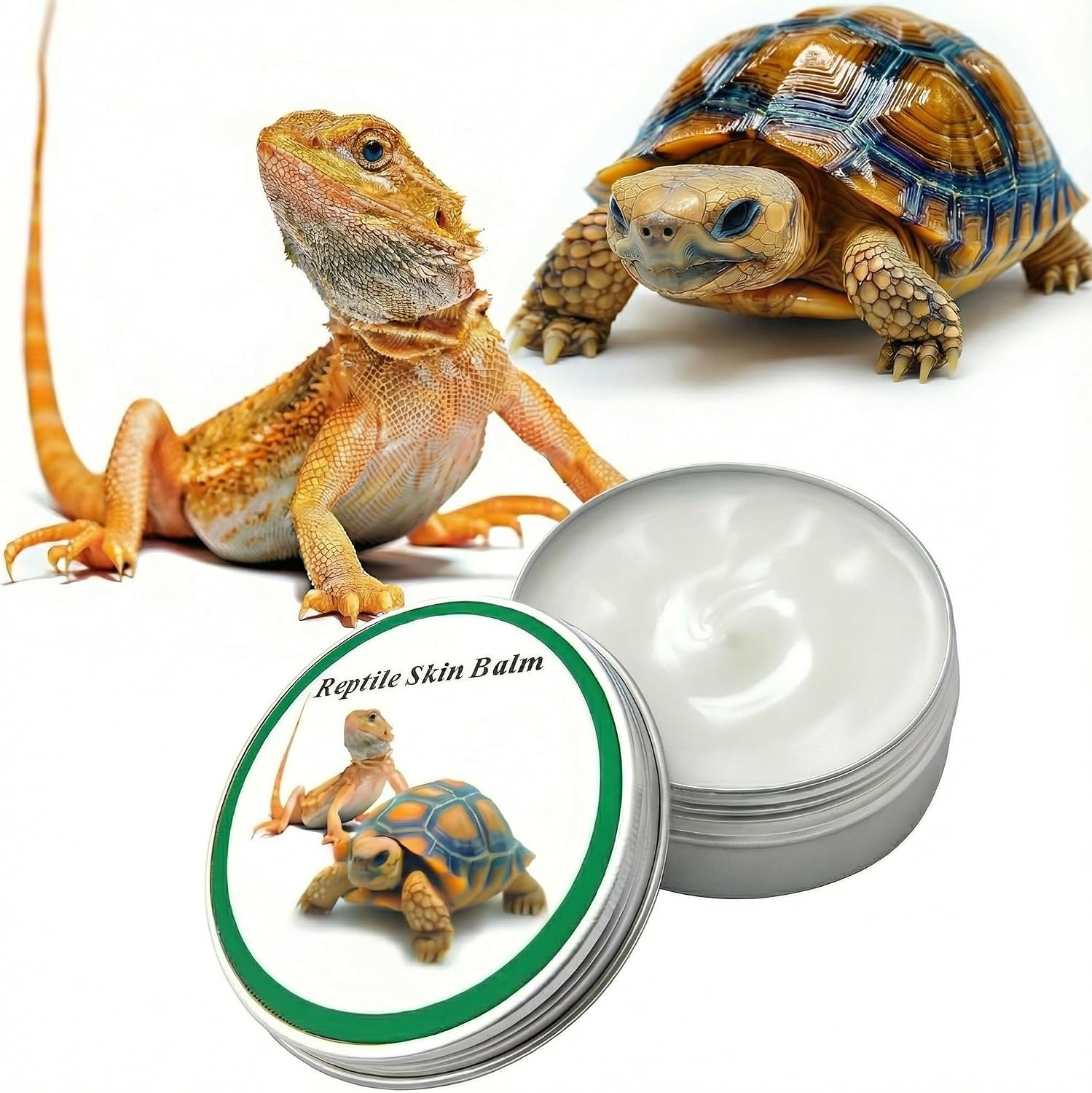 Close up of Rondure reptile balm texture