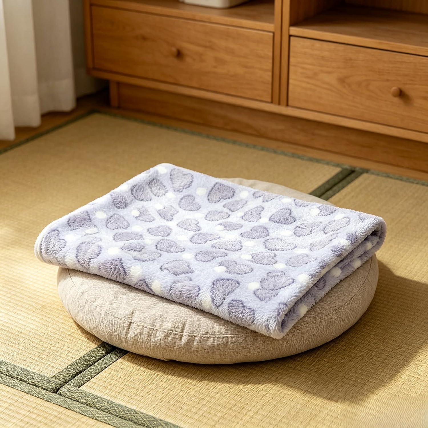 1 Pack Flannel Pet Blanket - Machine Washable, All-Season Warmth, Pet Bed Mat, Suitable for Small to Large Cats and Dogs - Blue, 20 * 30Inch - Image 10