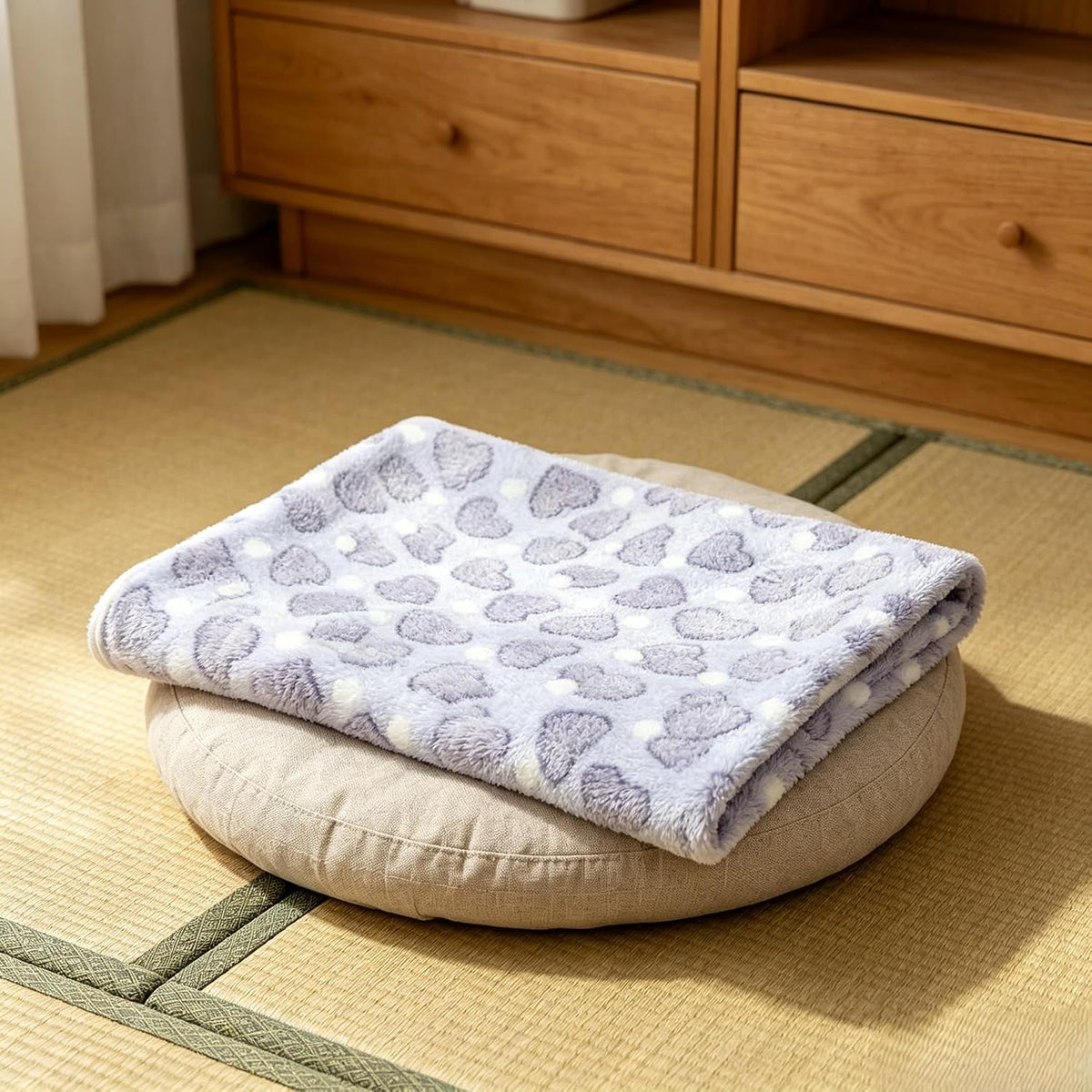 1 Pack Flannel Pet Blanket - Machine Washable, All-Season Warmth, Pet Bed Mat, Suitable for Small to Large Cats and Dogs - Blue, 20 * 30Inch - Image 10