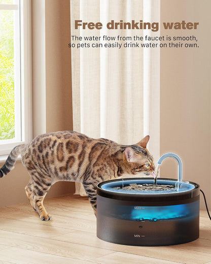 Bemoony BPA free pet water fountain components