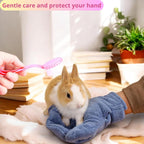 PurrrfectionPet pocket pet grooming kit containing one pink glove and one miniature comb.