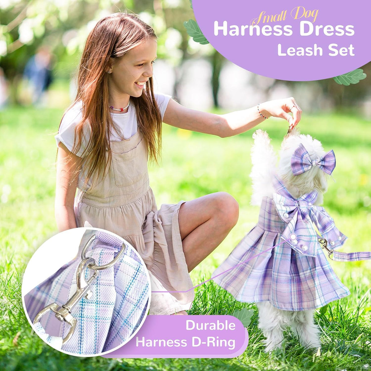 PETCARE designer small dog clothes with pearl bowtie details