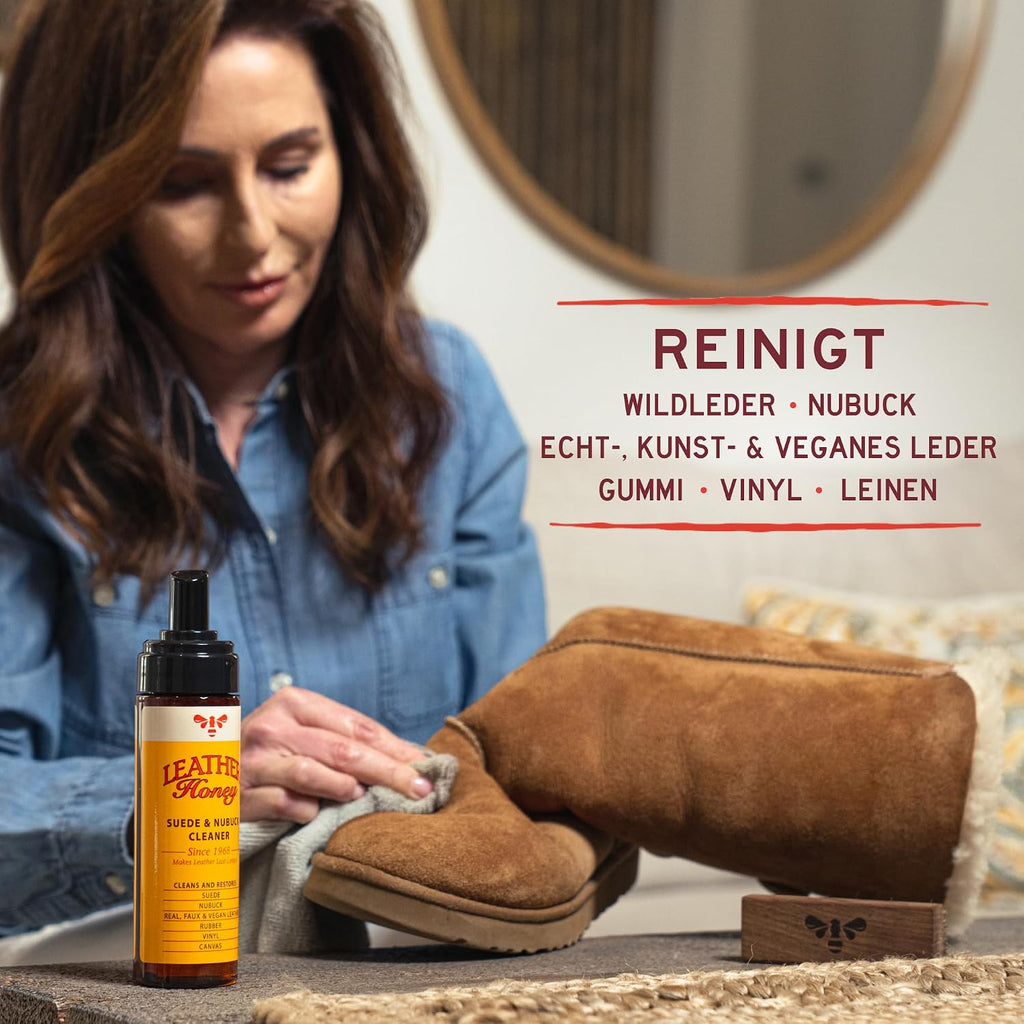 Leather Honey premium genuine leather conditioner wipes detail view removing dirt