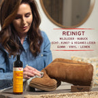 Leather Honey premium genuine leather conditioner wipes detail view removing dirt