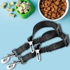 Two pack SunGrow elastic dog car restraints