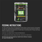 Purina Pro Plan HA Hydrolyzed canine wet food formula side angle display