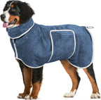 HhiMyOct grey XL dog robe folded for storage