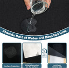 Non-slip rubber backing detail of Wibeelee pet floor protector