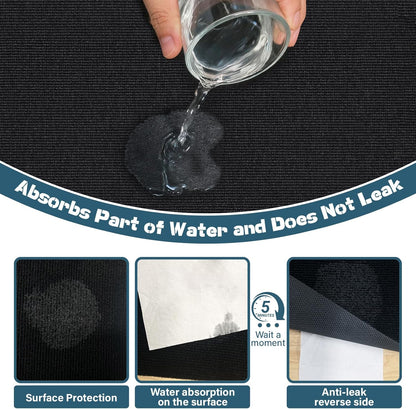 Wibeelee non-slip rubber backing for dog playpen mat