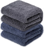 3 Blankets, Dog Cat Pet Blanket, Soft Warm Fleece, for Puppy, Small Dogs or Kitten, Cats, Plush Fuzzy Blanket for Bed, Sofa, Travel (32" x 24", 3/Pack, Beige+Light Gray+Dark Gray) - Image 11