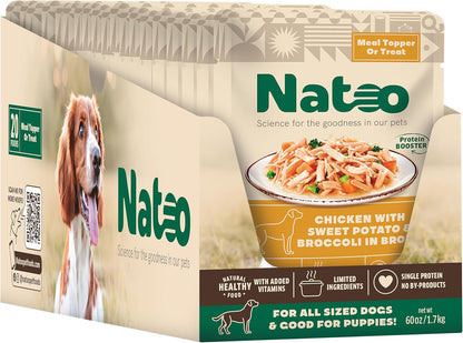 NATOO Dog Food Topper, Salmon with Pumpkin, Case of 20, 3 oz Each | For Picky Eaters, Wet Meal Topper for Dry Food, For Dogs & Puppies, Limited Ingredient, Dog Treat - Image 11