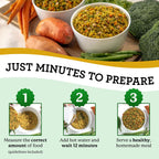 Dr. Harvey's dog food trial size packaging showing USA origin
