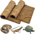 PINVNBY natural coconut fiber reptile carpet front view packaging