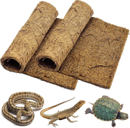 PINVNBY PIVBY natural coconut fiber reptile carpet front view