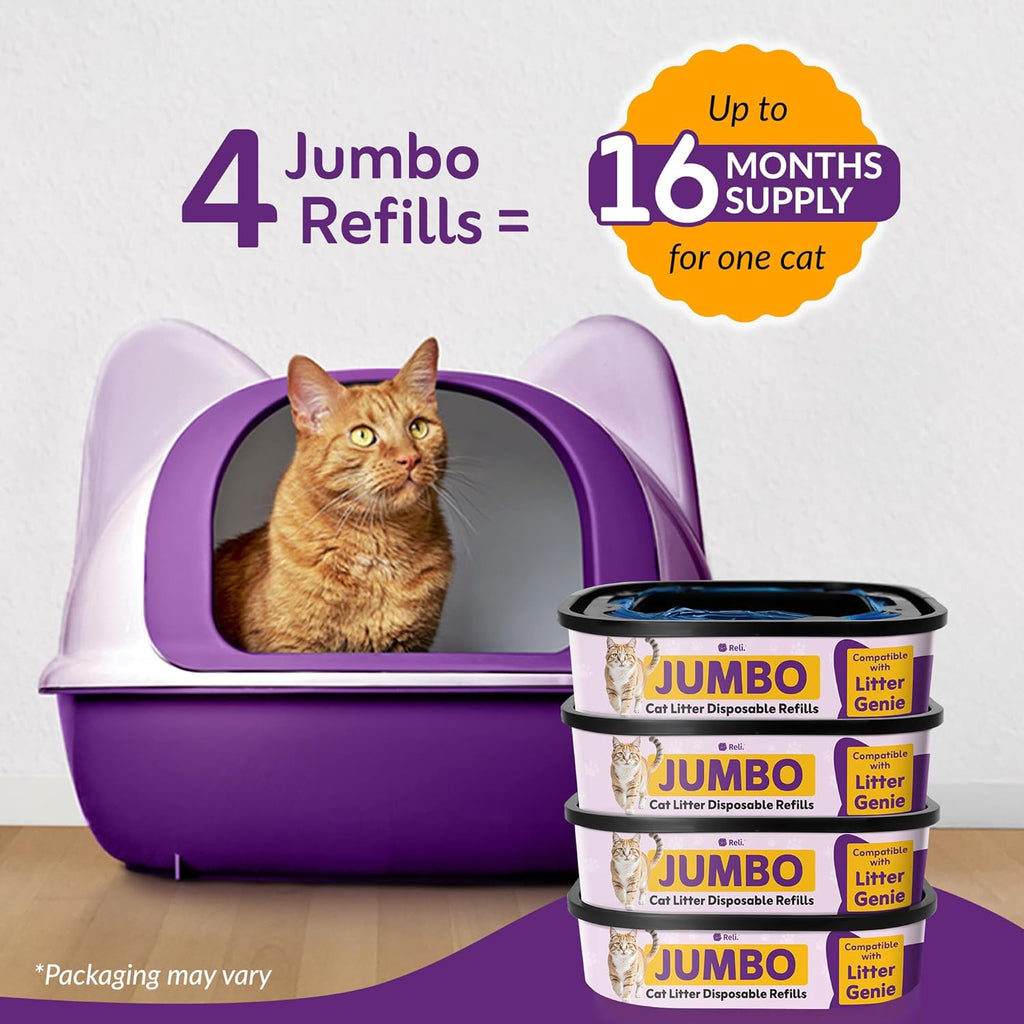 Premium imported seven layer odor blocking cat litter film cartridges for home hygiene.
