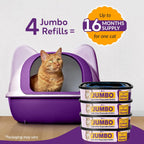 Premium imported seven layer odor blocking cat litter film cartridges for home hygiene.