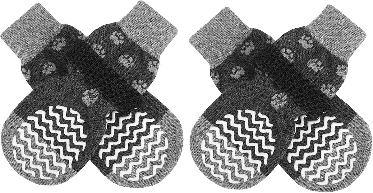 EXPAWLORER Anti-Slip Dog Socks,Dog Boots&Paw Protectors to Prevent Licking,Dog Shoes for Hot/Cold Pavement, Double Sides Non-Skid Traction Control on Hardwood Floor for Senior Dogs - Image 11