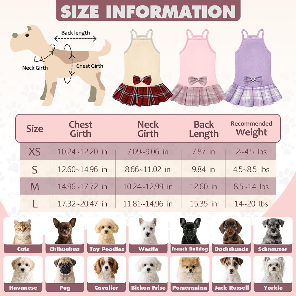 WOYYHO pet clothing sleeveless pullover style with three dimensional bowknot