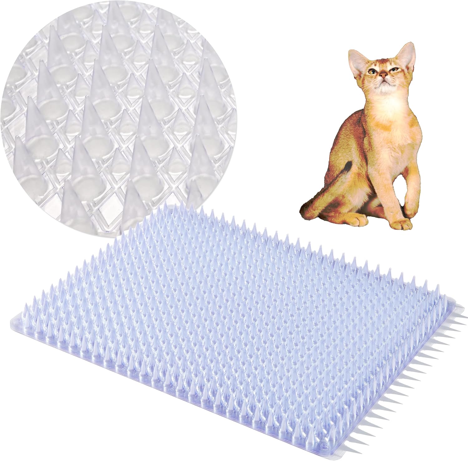 Bytebay 12 pack cat scat mat set front view