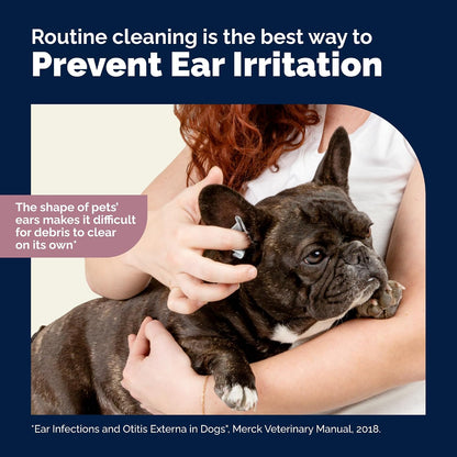 Using Vetnique Oticbliss wipes for dog ear cleaning