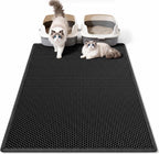Pieviev Cat Litter Mat Double Layer Waterproof Urine Proof Trapping Mat 1 Pack (30''X24'', Brown) - Image 15
