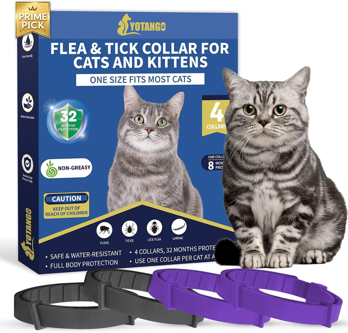 Waterproof material demonstration of Yotango cat collar