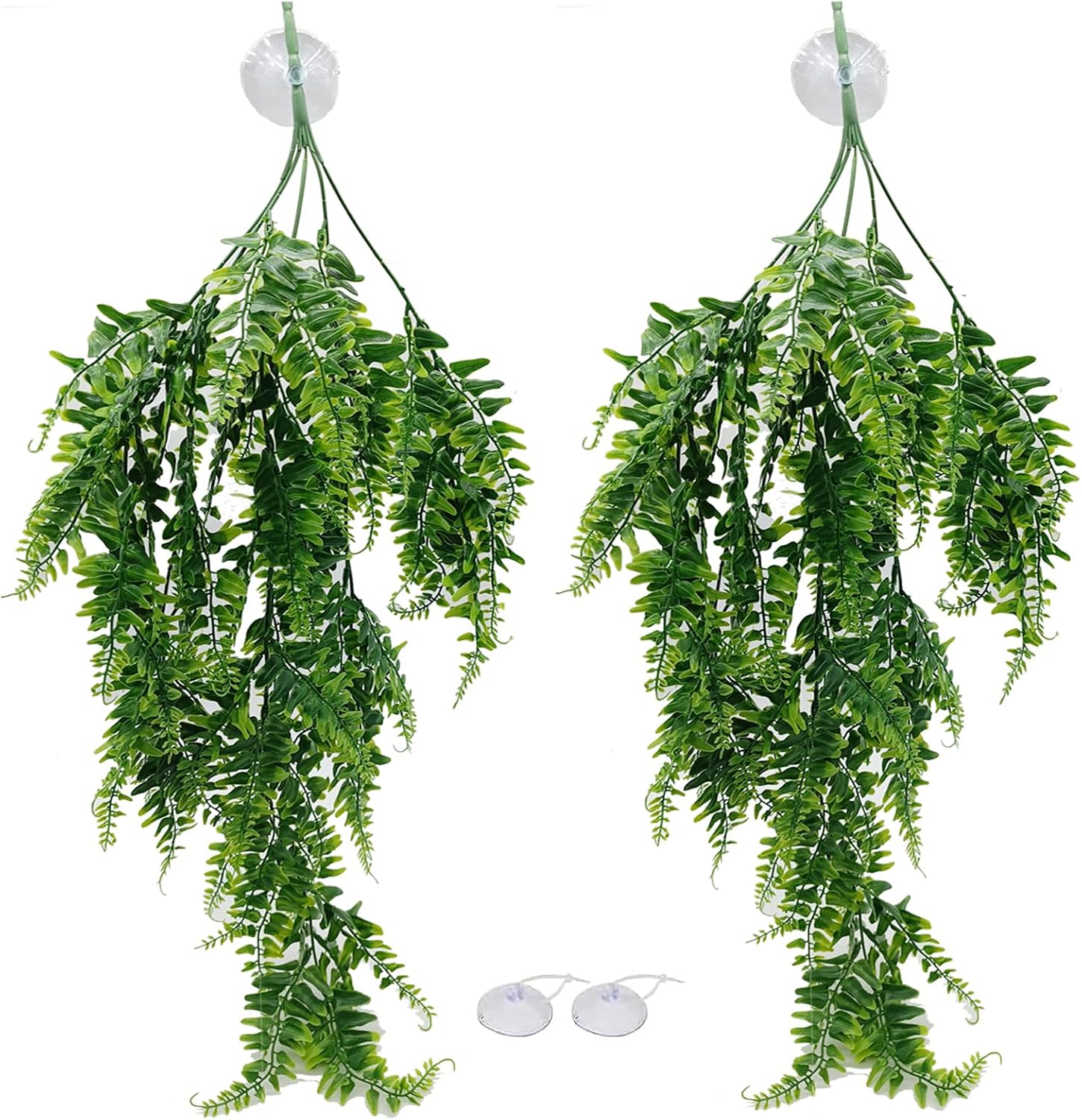 Reptile tank accessories hanging leaves display