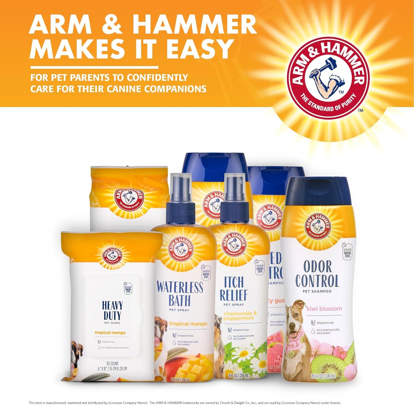 Arm and Hammer deodorizing spray for puppies and dogs