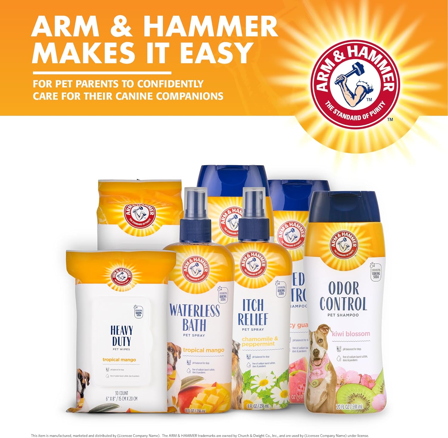 Arm and Hammer deodorizing spray for puppies and dogs