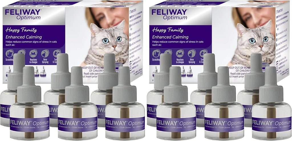 FELIWAY Optimum Cat Calming Diffuser Refill (3 Pack, 90 Day Supply) - Cat Pheromone Diffuser Refill for Advanced Support to Reduce Stress, Spraying, Scratching, Fighting and Hiding - Image 12