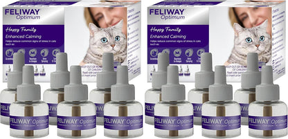 FELIWAY Optimum Cat Calming Diffuser Refill (3 Pack, 90 Day Supply) - Cat Pheromone Diffuser Refill for Advanced Support to Reduce Stress, Spraying, Scratching, Fighting and Hiding - Image 12