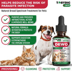 Tobydic herbal cleanse daily oral drops for cats and dogs