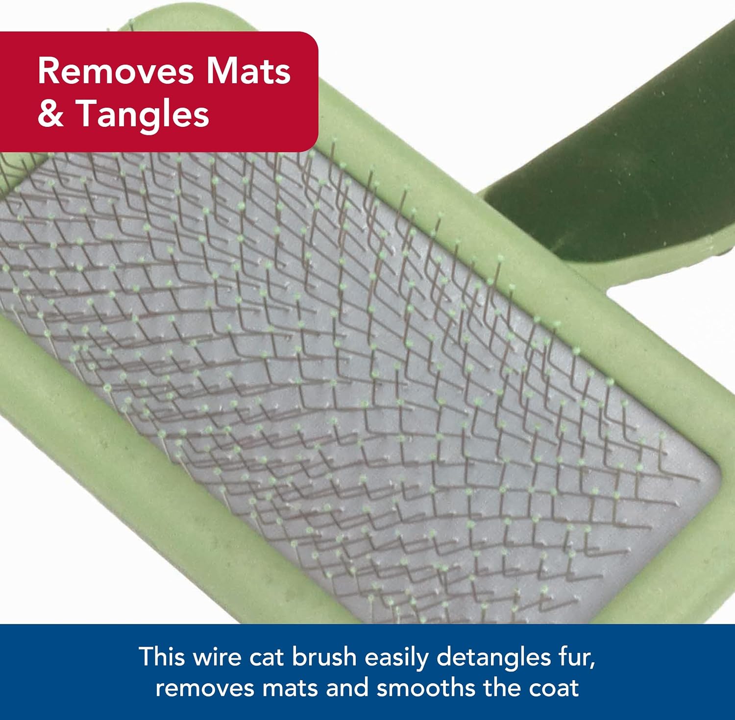 Coastal Pet Safari Cat Soft Slicker Brush packaging and product dimensions