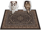 Glittme Cat Litter Mat with Non-Slip Bottom Litter Box Mat 33"X22" Litter Trapping Mat Easy to Clean Washable Cat Food Mat for Kitty,L - Image 13