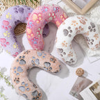 4 Pcs Cat Pillow Calming Pet Dog Neck Pillow, Paw, Medium - Image 6