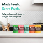 Portland Pet Food Company salmon and rice recipe pouch