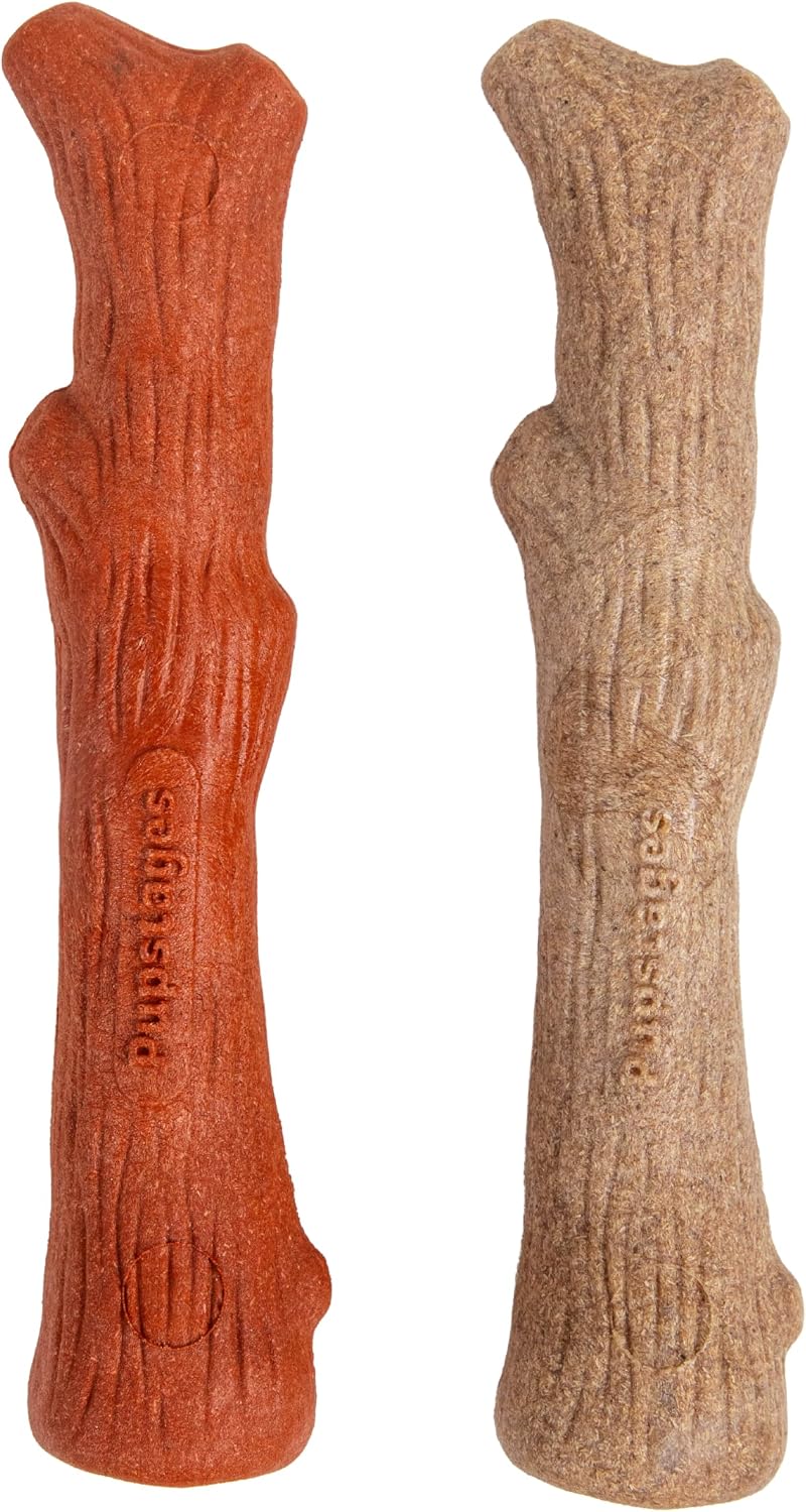 Pupstages 7.5 inch calming hemp and wood chew sticks