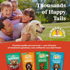 Natural grain free pet food topper without corn wheat or soy