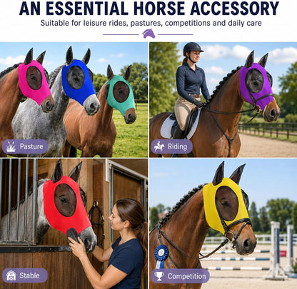 Bulk set of 12 Sanwuta horse fly masks for equestrian supplies