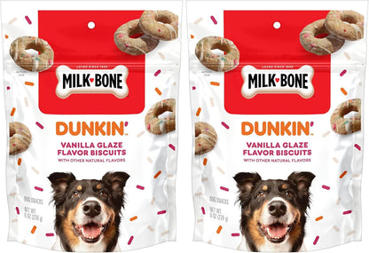 Milk-Bone Dunkin' Vanilla Glaze Flavor Dog Biscuits with Other Natural Flavors, 8 Oz. Bag - Image 11