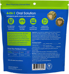 Ark Naturals dog dental chews with toothpaste center for small breeds packaging details