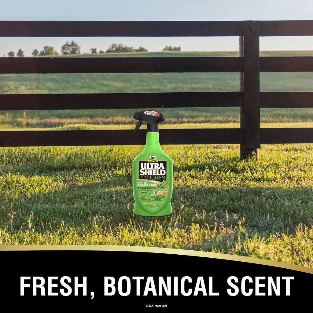 Absorbine UltraShield Green eco safe pet and equine repellent container