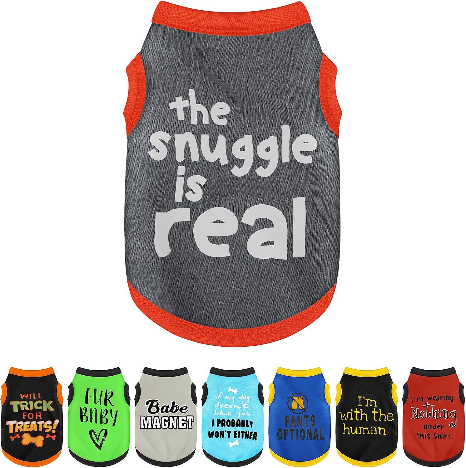 4-piece dog clothing set in classic pattern